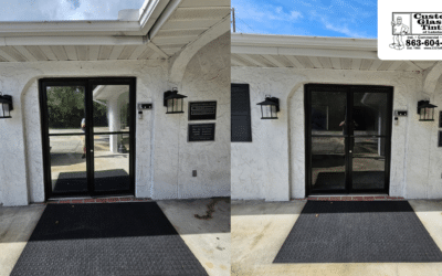 Commercial One-Way Mirror Door Film in Lakeland
