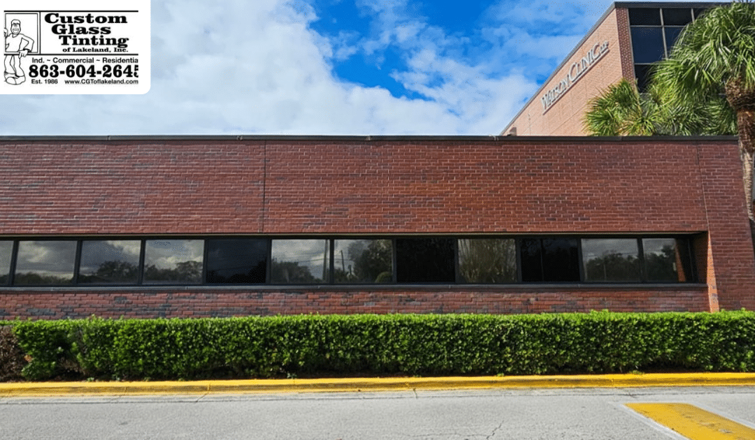Commercial Reflective Film Installation in Lakeland