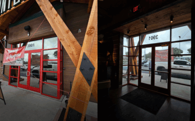 Commercial Window Tinting Installation in North Lakeland