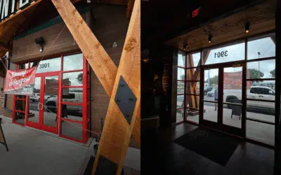 Commercial Window Tinting Installation in North Lakeland